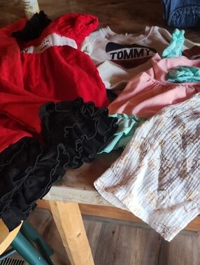 Girls 12 Month Bundle 2 Dresses Onsie Pants Sweatshirt